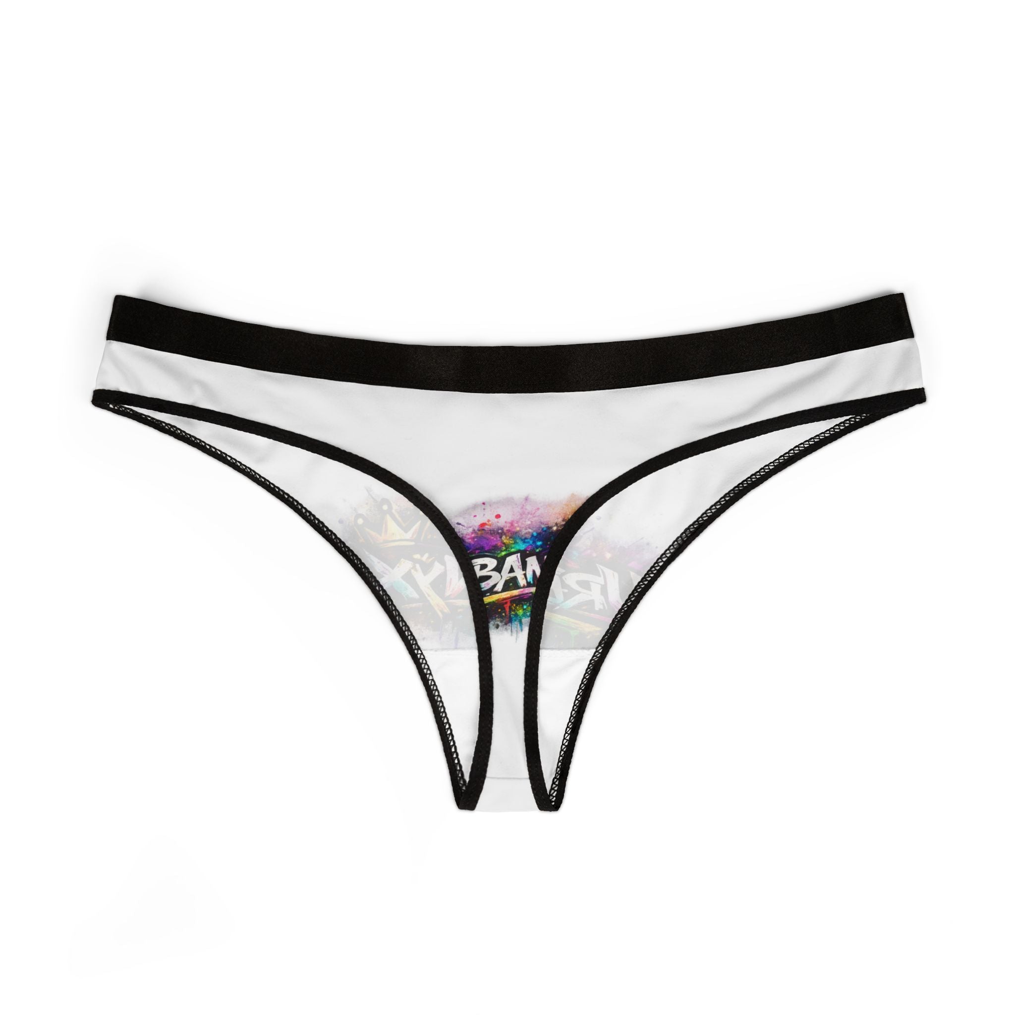 Urbanyx Graffiti 'UrbanX' Women's Thong — Colorful Street Art Lingerie