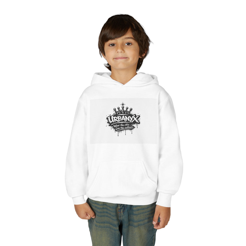 Urbanyx Youth Hoodie with Urban Graffiti 'UrbanX' Logo