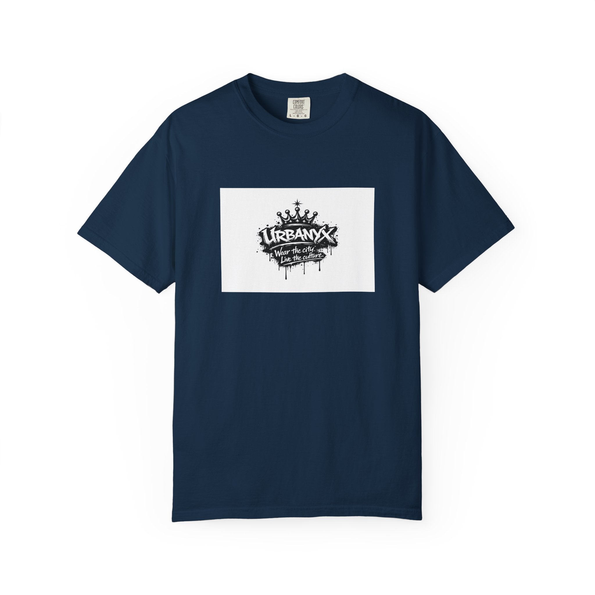 Urban Crown Graphic T-Shirt — "URBANYC" Distressed Logo Tee