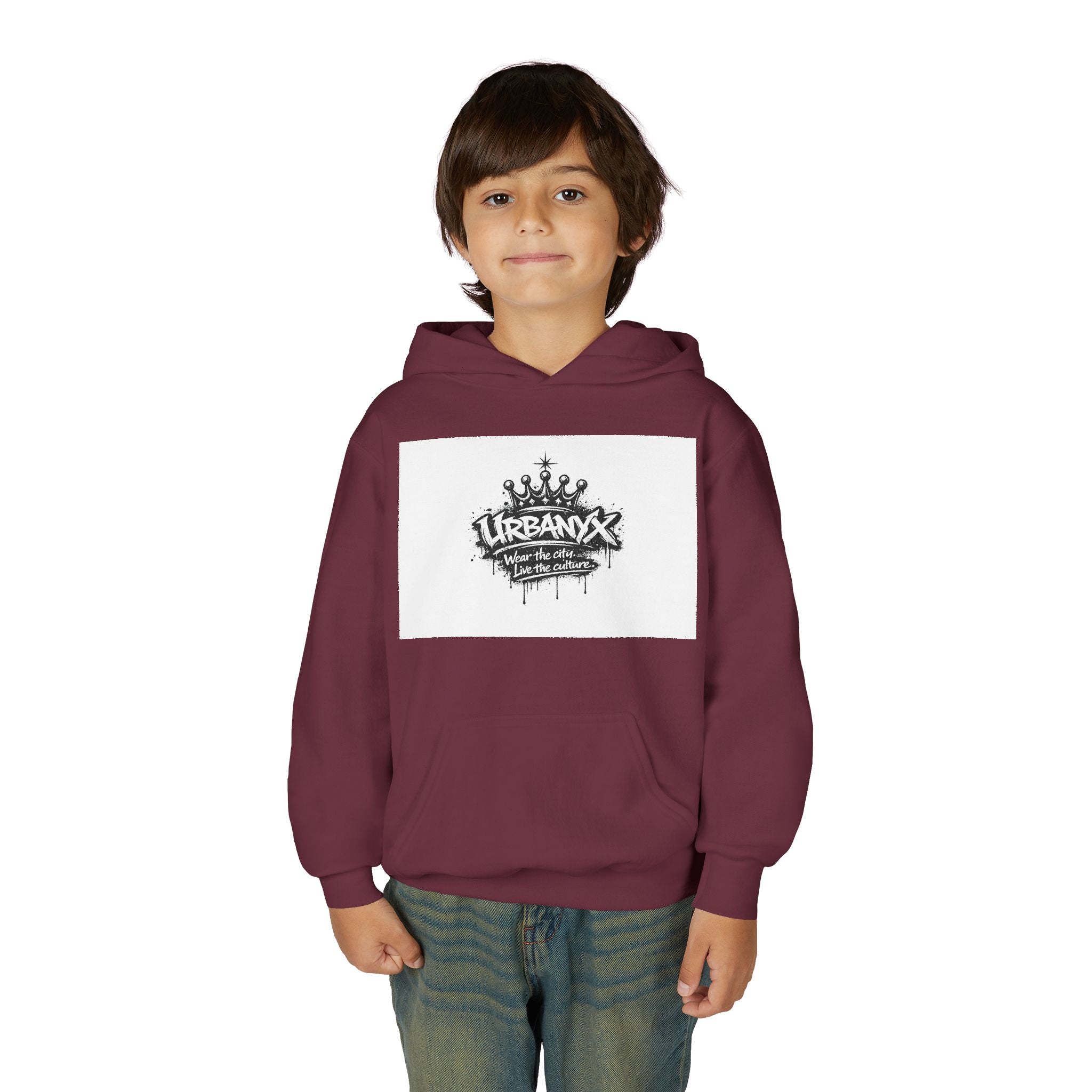 Urbanyx Youth Hoodie with Urban Graffiti 'UrbanX' Logo