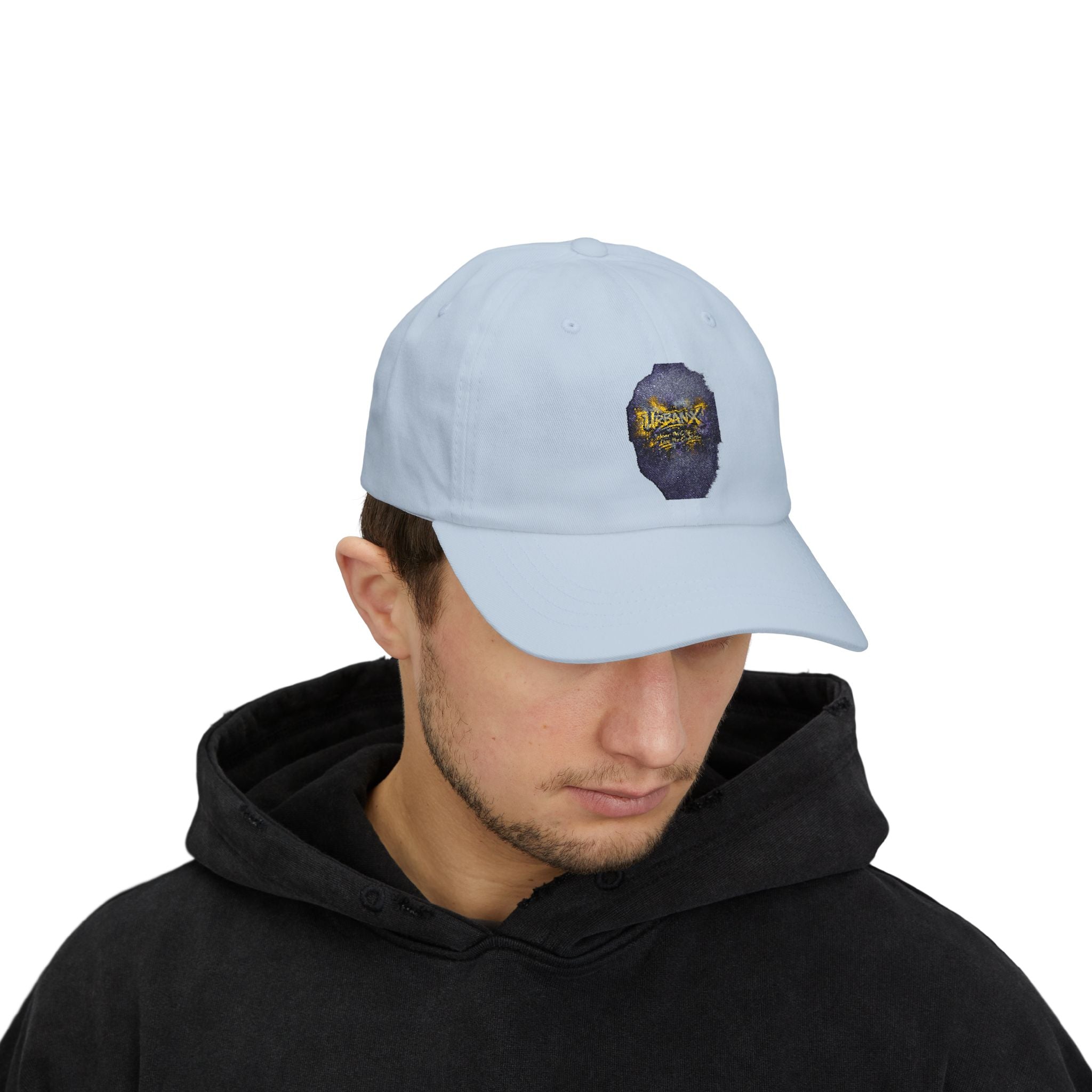 Urbanyx — Purple Glitter Jar Design "Thanks A Bunch" Embroidered Hat