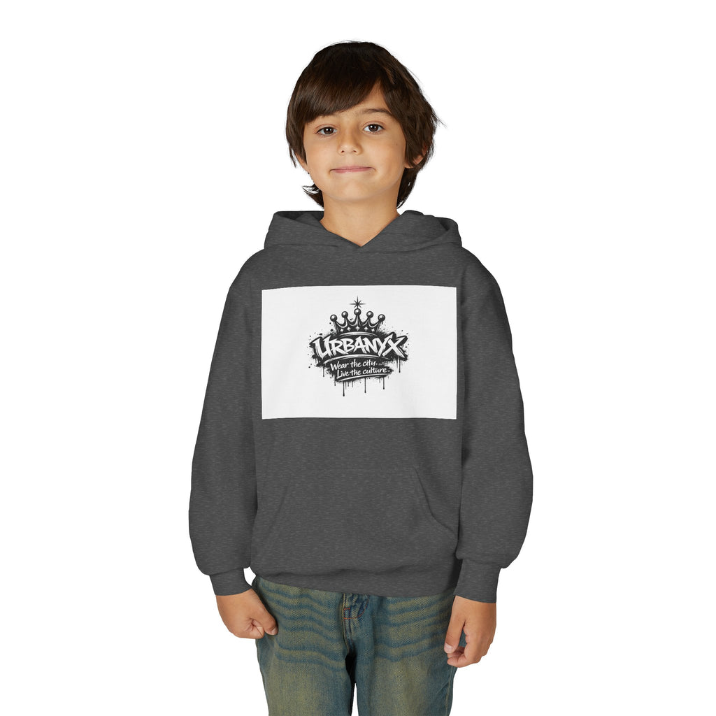 Urbanyx Youth Hoodie with Urban Graffiti 'UrbanX' Logo