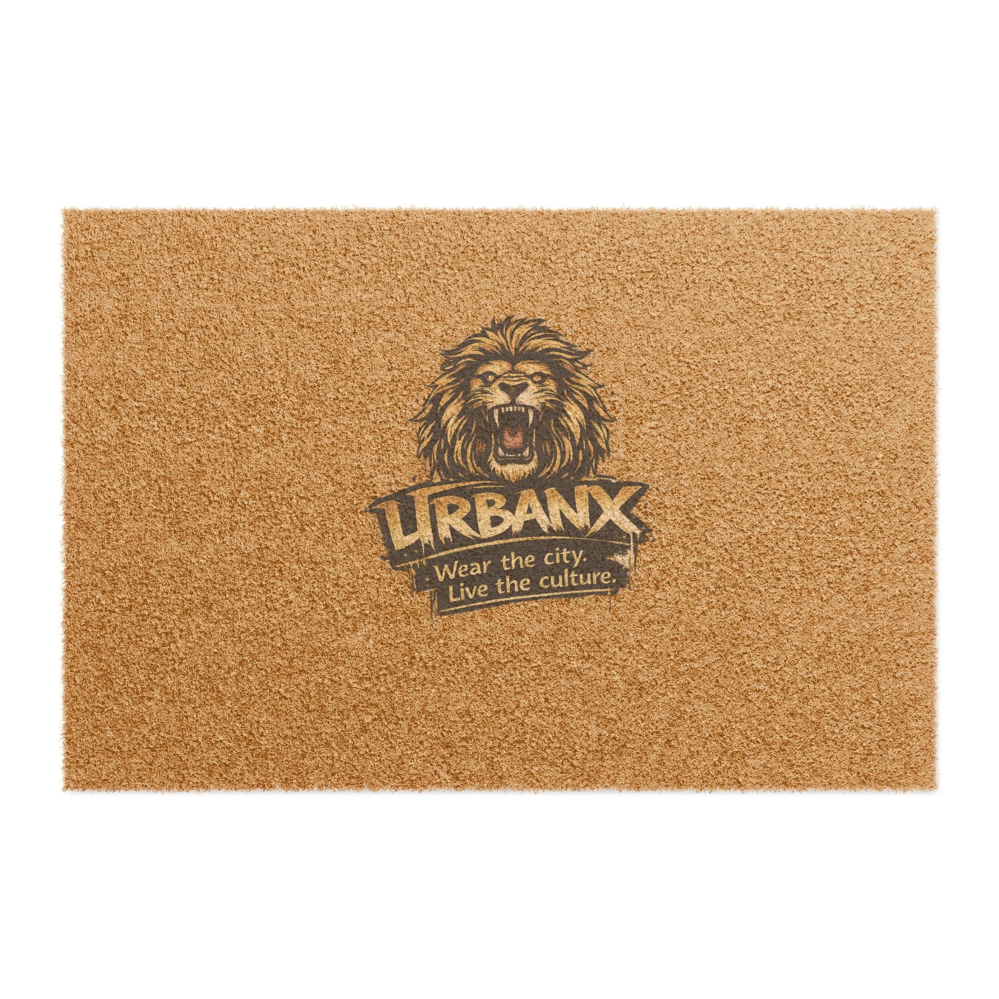 Urbanyx Doormat — UrbanX Lion Logo Coir Welcome Mat