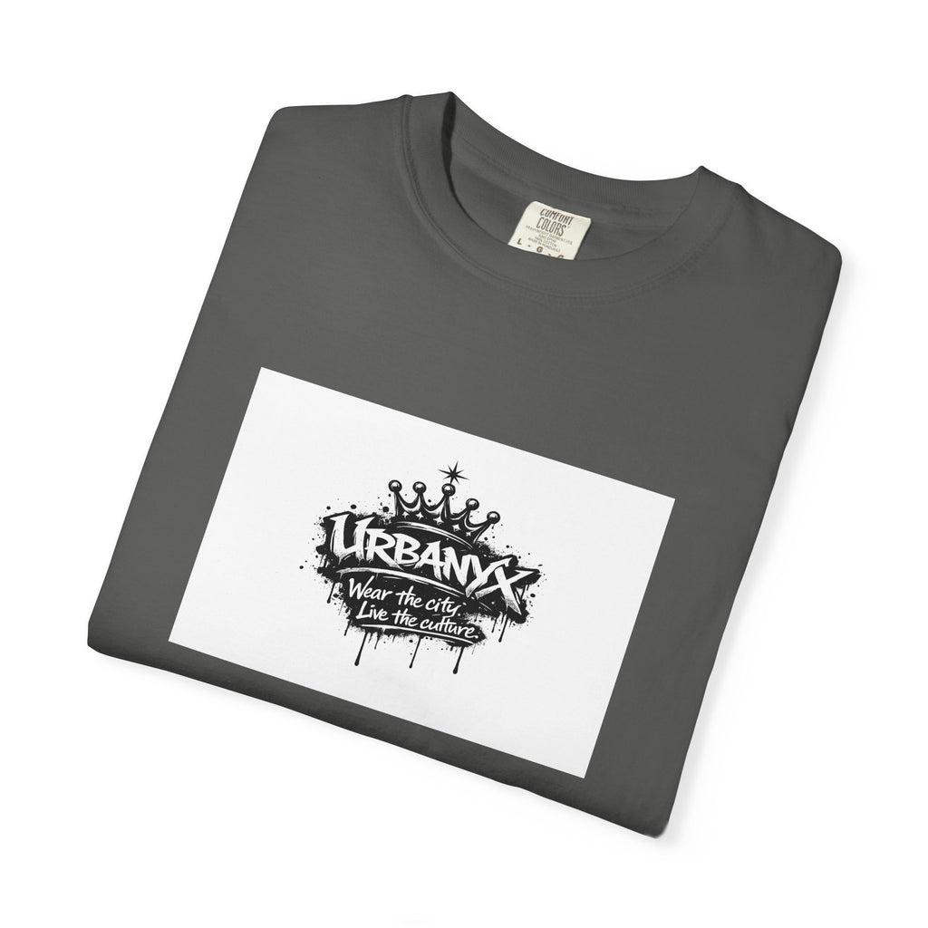 Urban Crown Graphic T-Shirt — "URBANYC" Distressed Logo Tee