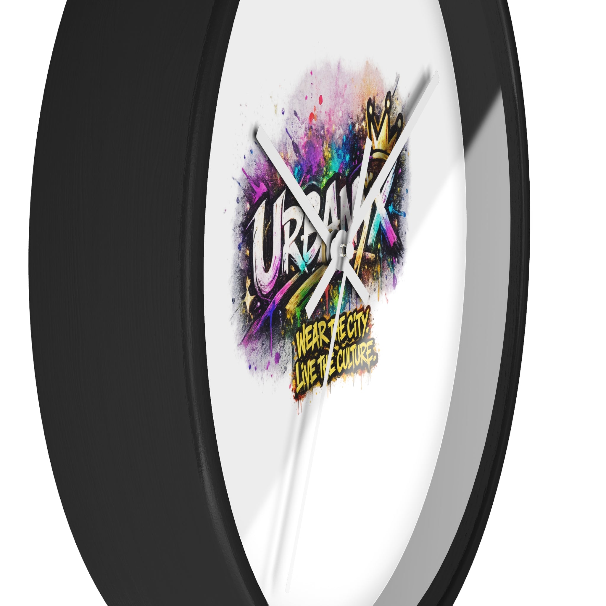 Urbanyx Graffiti Wall Clock — Colorful Street Art Timepiece