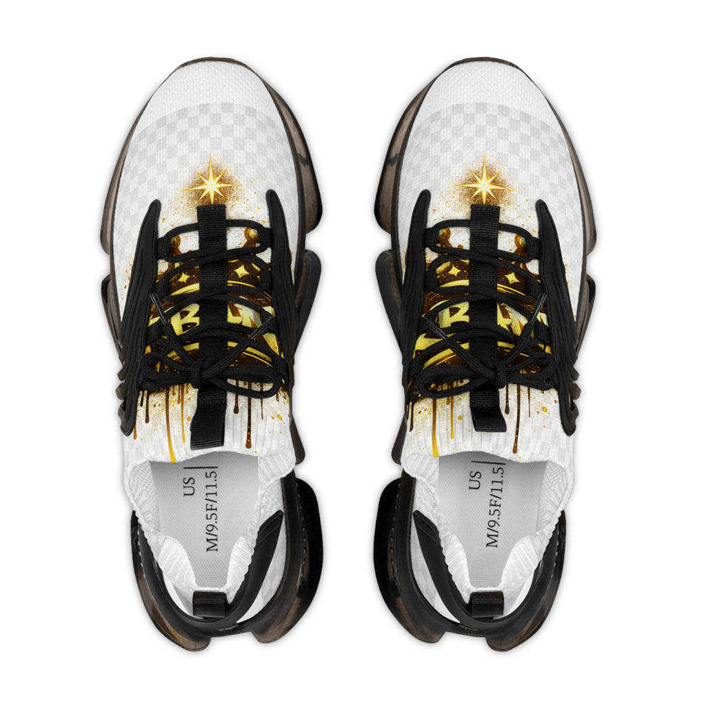 Men's Mesh Sneakers — White Gold Star Athletic Shoes