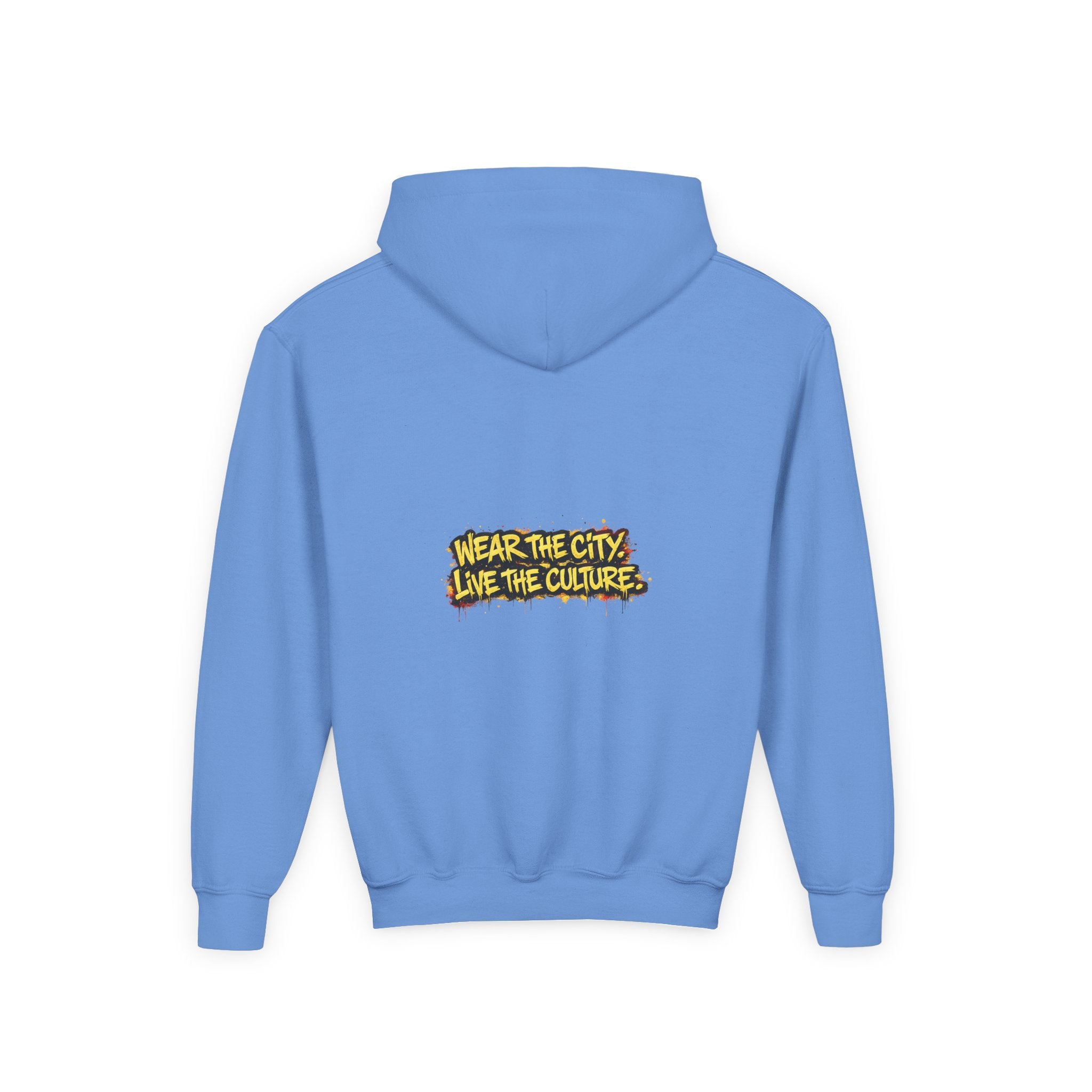 UrbanyX Youth Hoodie — UrbanX Graffiti Crown "Wear the City, Live the Culture" Streetwear