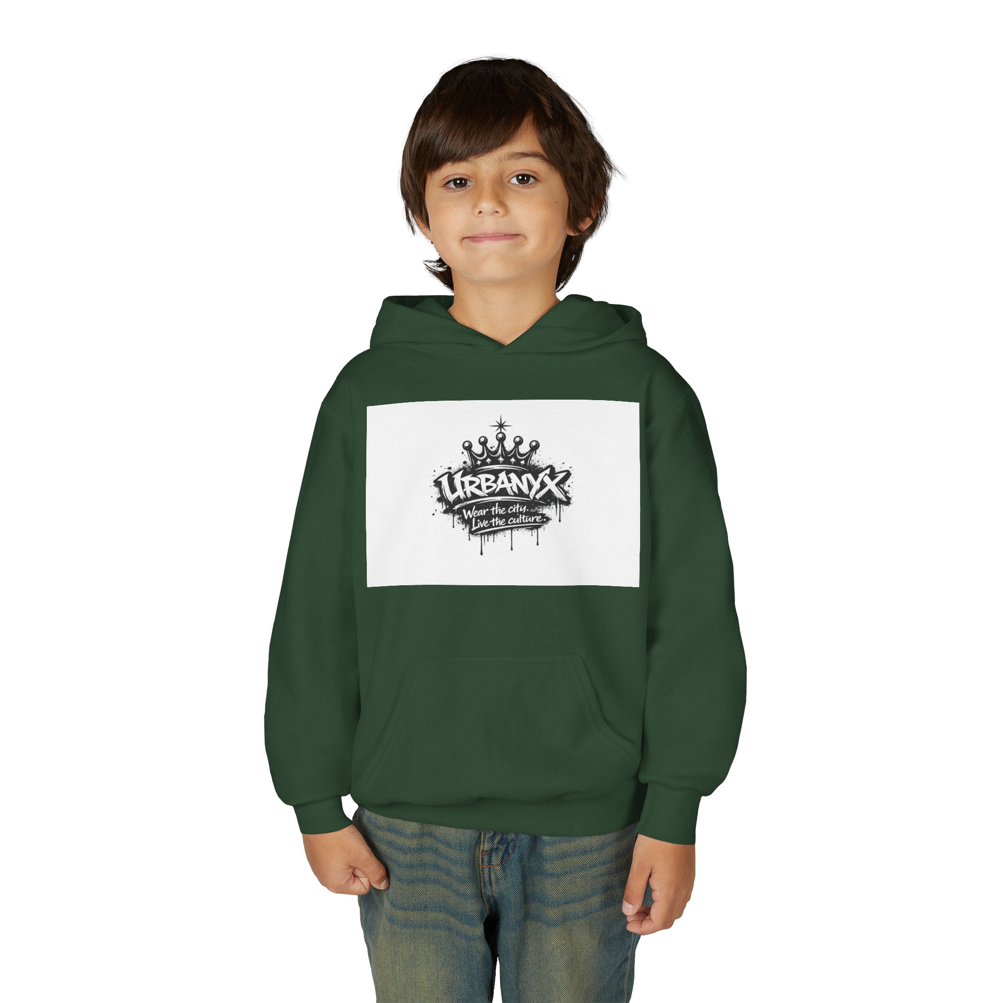 Urbanyx Youth Hoodie with Urban Graffiti 'UrbanX' Logo